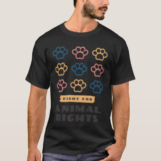 動物の権利のための闘争ファミリー Tシャツ