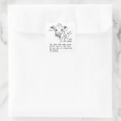 動物の権利シール スクエアシール (バッグ)