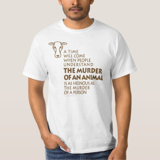 動物の権利引用文 Tシャツ