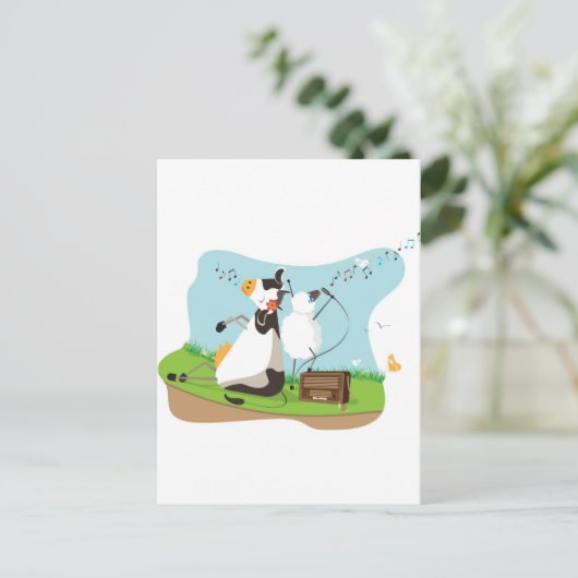 動物の歌 ポストカード (スタンド正面)