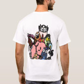 動物の残酷のTシャツに対して Tシャツ (裏面)