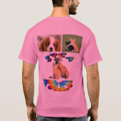 動物の残酷無し Tシャツ (裏面)