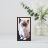 動物の気にプロフェッショナルのプレースホルダフォト 名刺 (スタンド正面)
