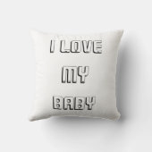 動物の漫画イラストレーションかわいい虎 クッション (裏面)