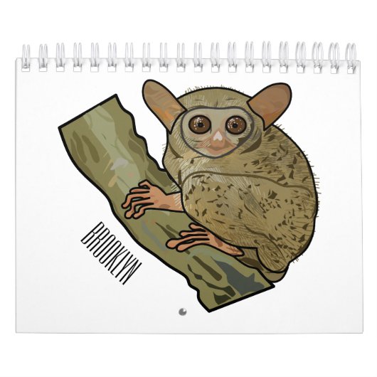 動物の漫画イラストレーション カレンダー (カバー)