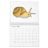 動物の漫画イラストレーション カレンダー (1月 2026)