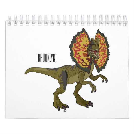 動物の漫画イラストレーション カレンダー (カバー)