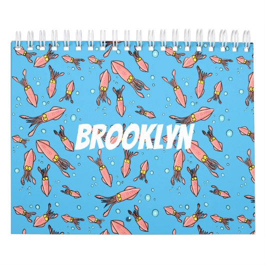 動物の漫画イラストレーション カレンダー (カバー)