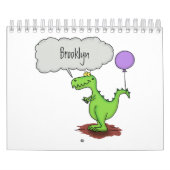 動物の漫画イラストレーション カレンダー (カバー)