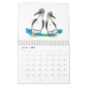 動物の漫画イラストレーション カレンダー (1月 2026)