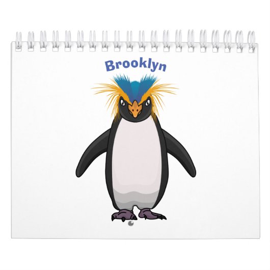 動物の漫画イラストレーション カレンダー (カバー)