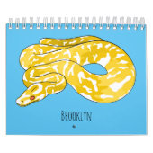 動物の漫画イラストレーション カレンダー (カバー)