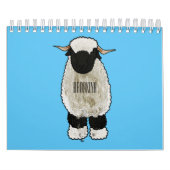 動物の漫画イラストレーション カレンダー (カバー)