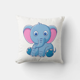 動物の漫画イラストレーション クッション