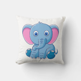 動物の漫画イラストレーション クッション