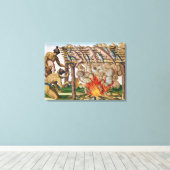 動物の焼き方は「Brevis Narratio」より キャンバスプリント (インサイチュ (ウッドフロア))