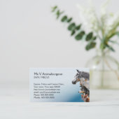 動物の獣医のアポイントメント 予約カード (スタンド正面)