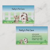 動物の獣医の名刺 名刺 (正面/裏面)