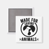 動物の獣救医用獣医用獣医 マグネット (正面/裏面)