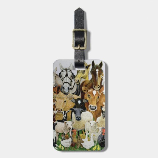 動物の異形動物 ラゲッジタグ (正面縦)