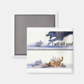 動物の皮肉 マグネット (正面/裏面)