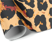 動物の皮膚のパターンはシームレス。 ラッピングペーパー (ロールコーナー)