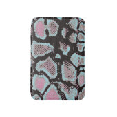 動物の皮膚パターン、ヴィンテージデザイン。 バスマット (正面縦)