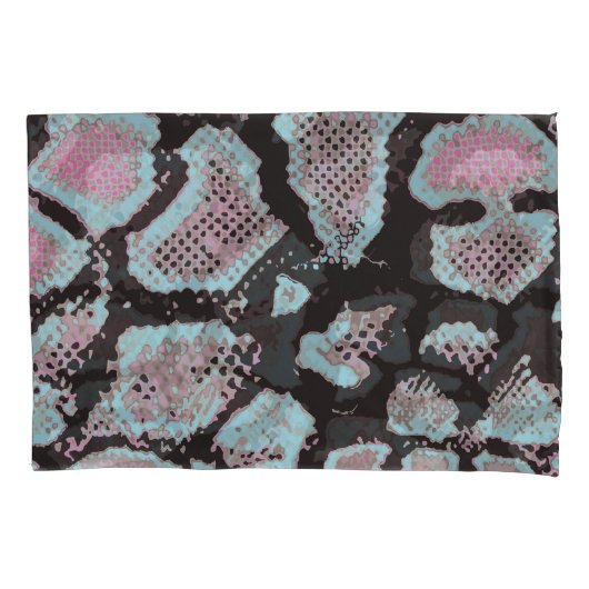 動物の皮膚パターン、ヴィンテージデザイン。 枕カバー (正面)