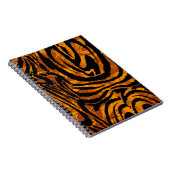 動物の皮膚パターン。Tigeを使用したファブリック抽象芸術 ノートブック (右側)