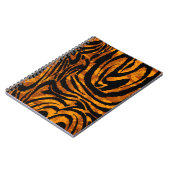 動物の皮膚パターン。Tigeを使用したファブリック抽象芸術 ノートブック (左側)
