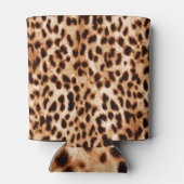 動物の皮膚：水色の斑点パターン。 缶クーラー (裏面)