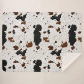 動物の皮 シェルパブランケット (正面(横))