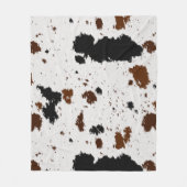 動物の皮 フリースブランケット (正面)