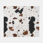 動物の皮 フリースブランケット (正面(横))