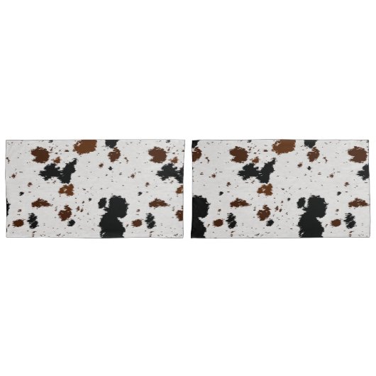 動物の皮 枕カバー (正面-セット)