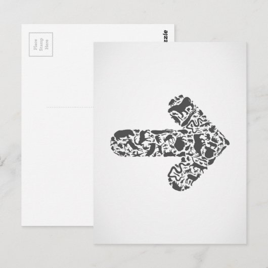 動物の矢 ポストカード (正面/裏面)