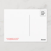 動物の磁力：はがき ポストカード (裏面)