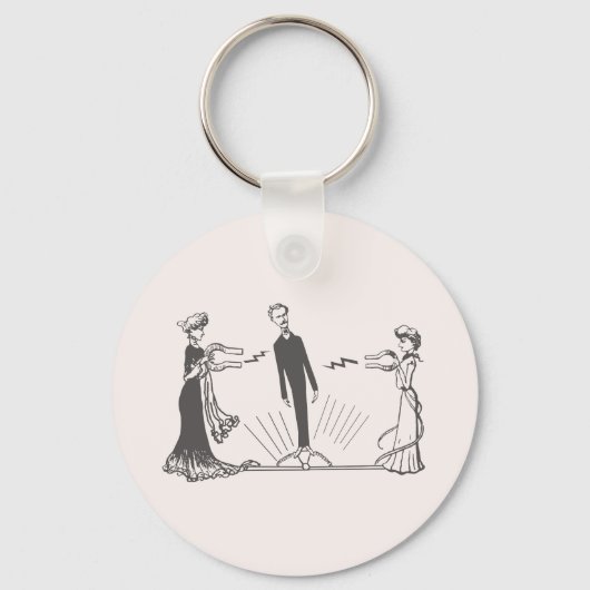 動物の磁力 –  キーホルダー (正面)