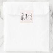 動物の磁力 –  スクエアシール (バッグ)