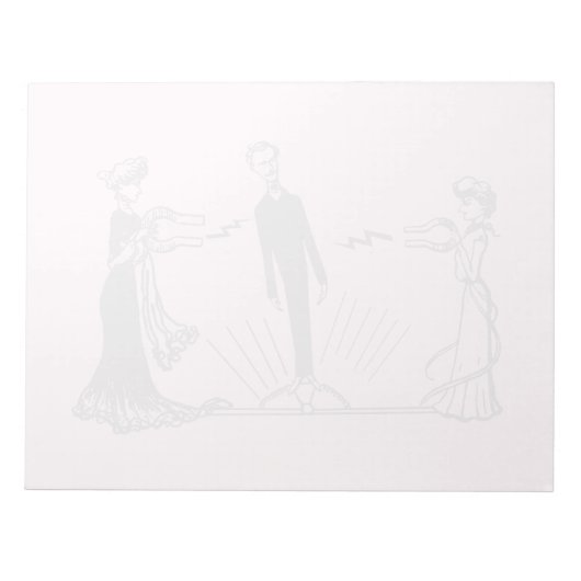 動物の磁力 –  ノートパッド (正面)