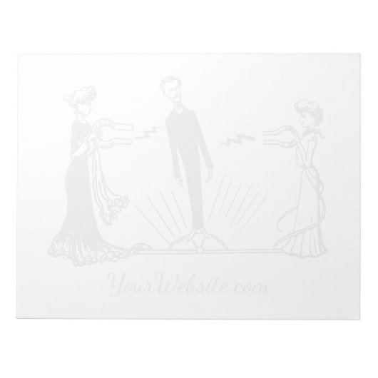 動物の磁力 –  ノートパッド (正面)