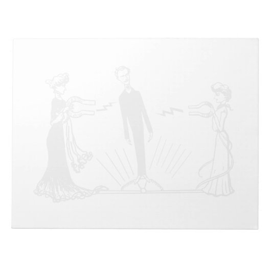 動物の磁力 –  ノートパッド (正面)