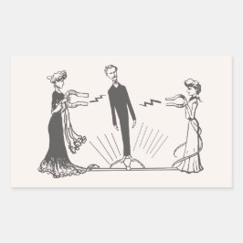 動物の磁力 –  長方形シール