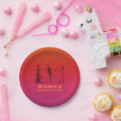 動物の磁力 – 7"または9"色変更の学士/ ペーパープレート (パーティー)