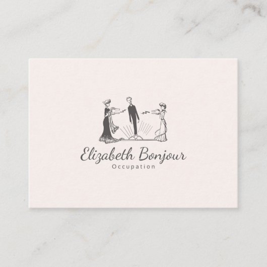 動物の磁気紙とサイズオプション – 大 名刺 (正面)