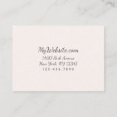 動物の磁気紙とサイズオプション – 大 名刺 (裏面)