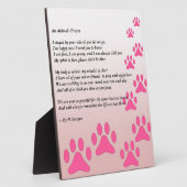 動物の祈り - フォトプラーク (側面)