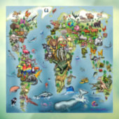 動物の窓が付く ウィンドウサイン (シート3)