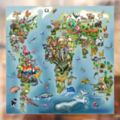 動物の窓が付く ウィンドウサイン (シート2)