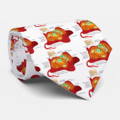 動物の細胞構造 ネクタイ (ロール)